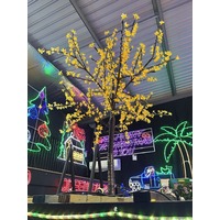 2M Yellow LED Cherry Tree