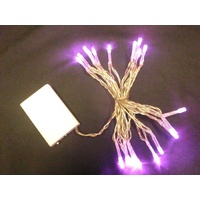 Battery Operated Pink LED String Light