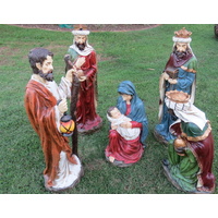 Joseph Mary Jesus and 3 Wisemen Nativity
