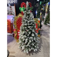 6 Foot Slim Snow Christmas Tree