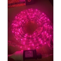 10M Pink Connectable Rope Light