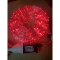 10M Red Connectable Rope Light