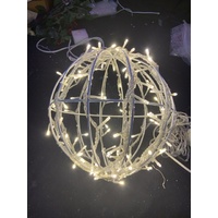 30cm Diameter Warm White Christmas Ball