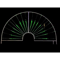 LED RGB Fan Arch - 2m diameter