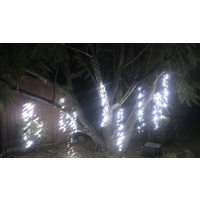 20M Cool White LED Firecracker Curtain