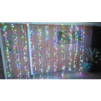 3m x 2m drop Multi LED Cluster Curtain