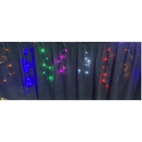 10M Multi LED Icicles- 6 colours
