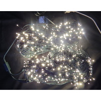 100m Warm White String - Green Wire (no controller)