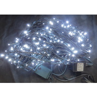 50m White LED String - green wire 