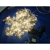 80m Static Warm White LED String Lights