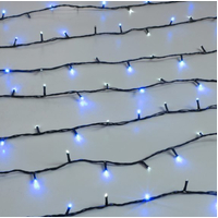 400 LED Blue & White Flicker String Light