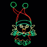 Dancing Elf Rope Light Motif - Available May 2024