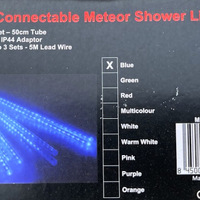 50cm Blue LED Meteor Shower