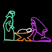 LED Nativity with Lamb