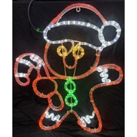 Gingerbread Boy Rope Light Motif 80cm