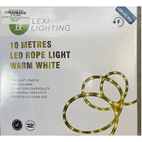 10m LED Warm White Connectable Rope Lights