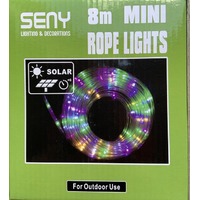 8m Multi Mini LED Solar Rope light