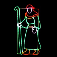 LED Shepherd Rope Light Motif - 140cm