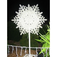 Commercial Flashing 3D acrylic LED Snowflake with remote control
