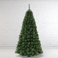 7' Alaskan Christmas Tree with Water Droplets - Hinged