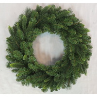 66cm Mixed Leaf Green Wreath