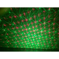 Outdoor Red and Green 8 Flower Pattern Christmas Laser