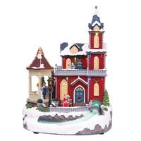 Light Up Christmas House with Gazebo