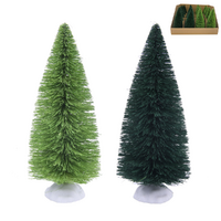 14.3cm Sisal Tree green- 2 choices