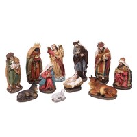 11 Piece Nativity Set - 20cm