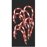 Solar Mini Candy Cane Path Lights
