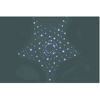 Solar LED Star Net 130cm Cool White