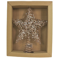 Glitter Star Topper - Rose Gold - 30cm