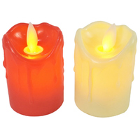 LED Candle Flicker Flame 7cm 2 assorted