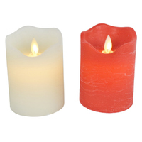 LED Candle Flicker Flame 10cm 2 assorted
