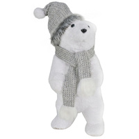 Glitter Plush Polar Bear - 47cm