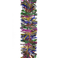 Rainbow Tinsel 2m wide cut