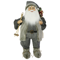 Vintage Herringbone Santa 80cm