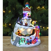 LED Musical North Pole Village