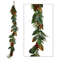 Magnolia Leaf Garland 180cm