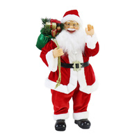 LED Musical Waving Santa Figurine 60cm