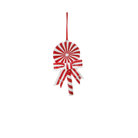 10cm Hanging Candycane Lollipop (Striped) - AVAIL OCT 2024