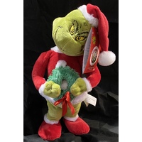 32cm Side Stepper Grinch with Wreath