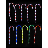 LED Path Candy Canes Red & White