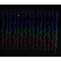 LED Rainbow Curtain 2.4m x 2.4m Waterfall