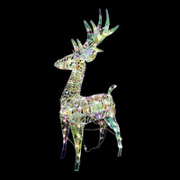 LED Iridescent Reindeer - 130cm high 