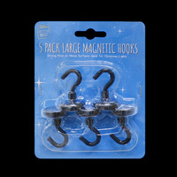 Large Magnetic Hooks - Pack of 5 