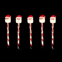 Candy Cane Santa Path Lights - avail October 24