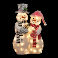 100cm Frosty Snow Couple - avail October 24