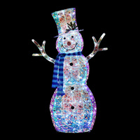 120cm LED Iridescent Snowman - AVAIL OCT 2024