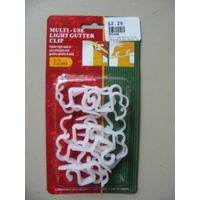 Multi use light gutter clips